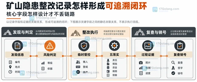 矿山隐患整改记录怎样形成可追溯闭环