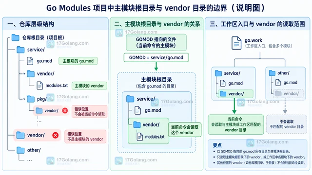 Go 模块vendor 模式没有使用 vendor 目录怎么办
