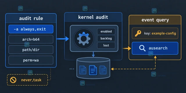Linux 怎样为文件变更建立审计规则