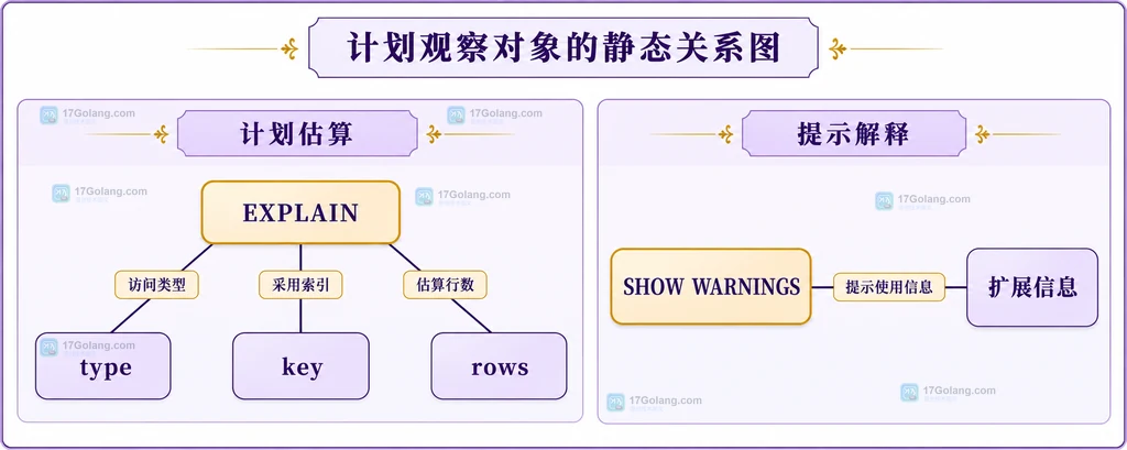 计划字段与扩展解释分别提供的观察信息