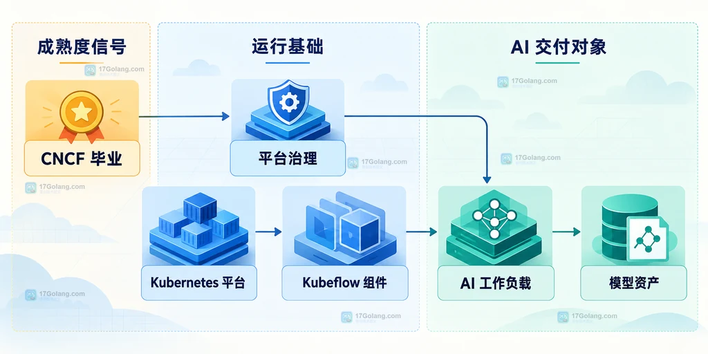 Kubeflow 毕业后云原生 AI 平台边界的静态关系图