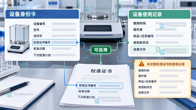 实验室仪器校准怎样关联证书与使用记录