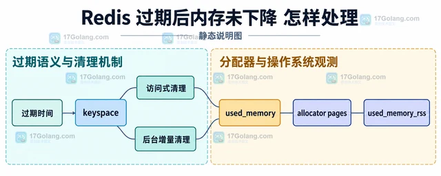 Redis 过期后内存未下降 怎样处理