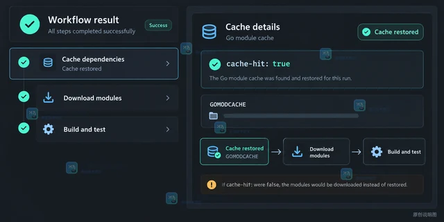 开发工具 Actions 缓存 Go 模块 怎样处理