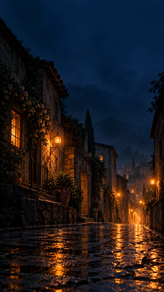 手机壁纸 琥珀城市夜景 怎样处理