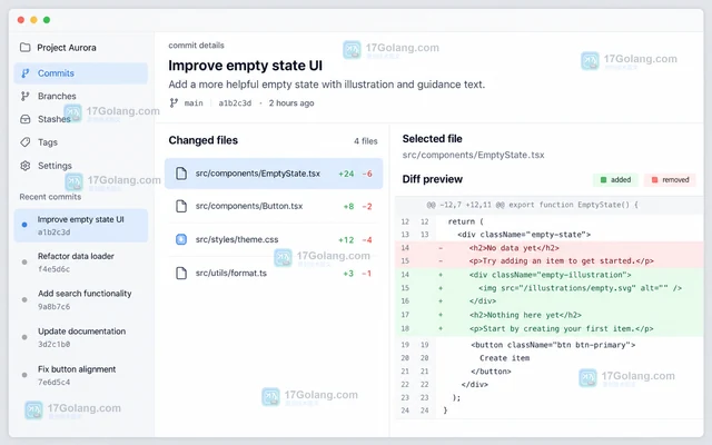 GitHub Desktop 怎样查看某次提交改了哪些文件
