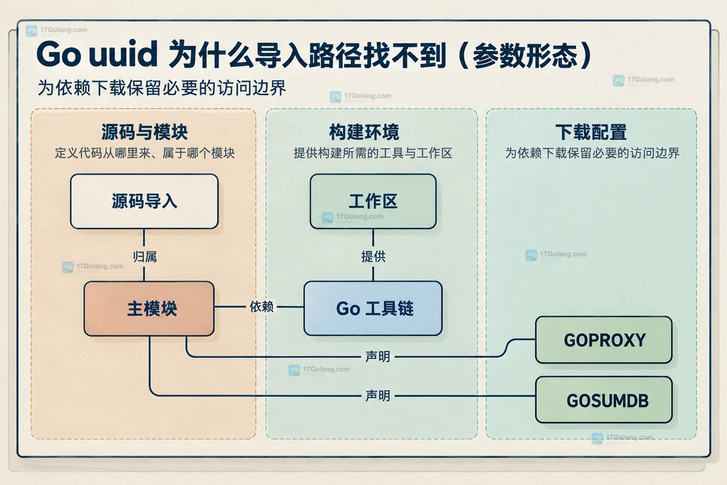源码导入、构建环境与模块下载配置的静态依赖图