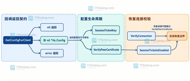 Go tls.Config.GetConfigForClient 怎样按请求动态选择 TLS 配置