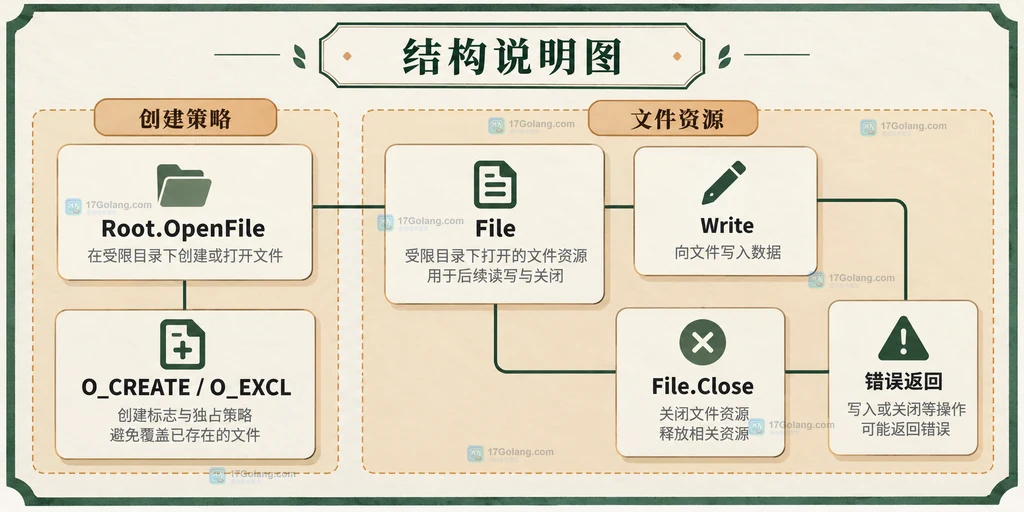 独占创建标志与文件资源错误关系结构图
