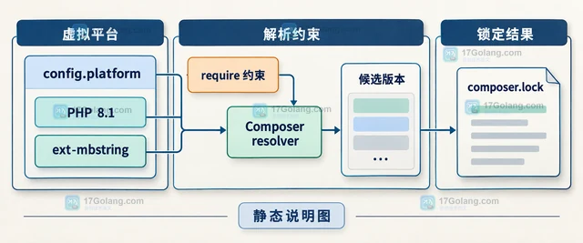 PHP Composer 怎样解释 platform 配置对依赖解析的影响