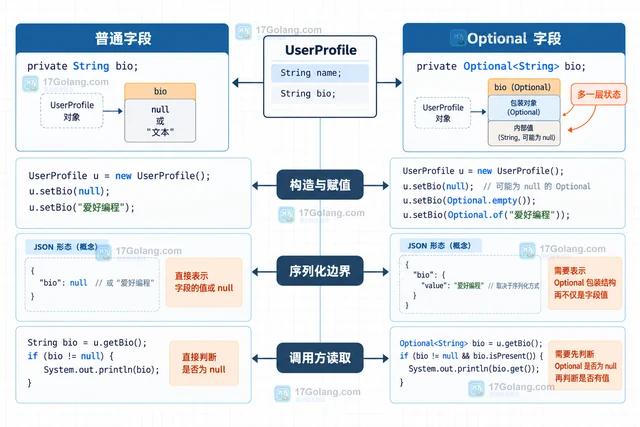 Java Optional 为什么不适合字段类型