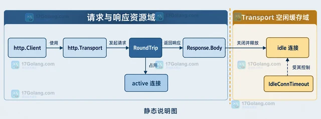 Go Transport 为什么连接池在请求后立即变空