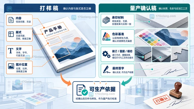 印刷厂 怎样区分打样稿与量产确认稿