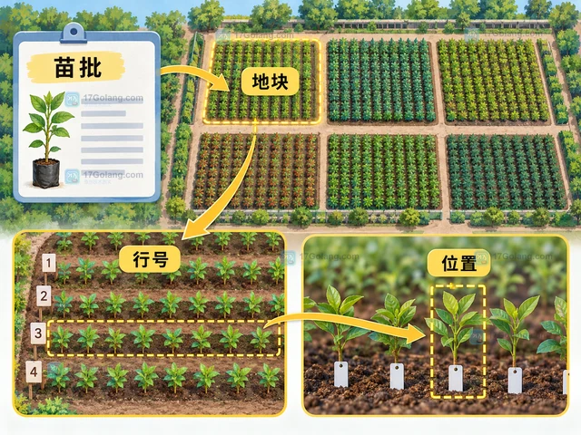 苗圃 怎样给同批树苗建立位置与移栽记录