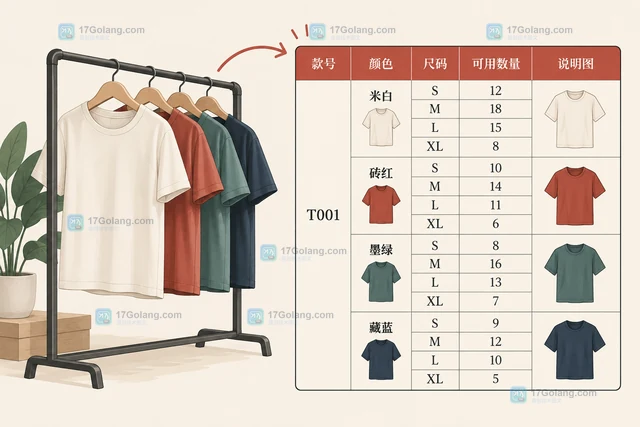 服装门店 怎样登记同款不同尺码的调拨