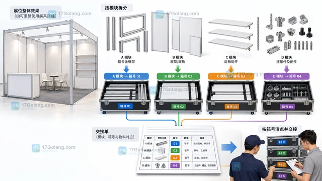 会展搭建服务商 怎样交接可重复使用的展具