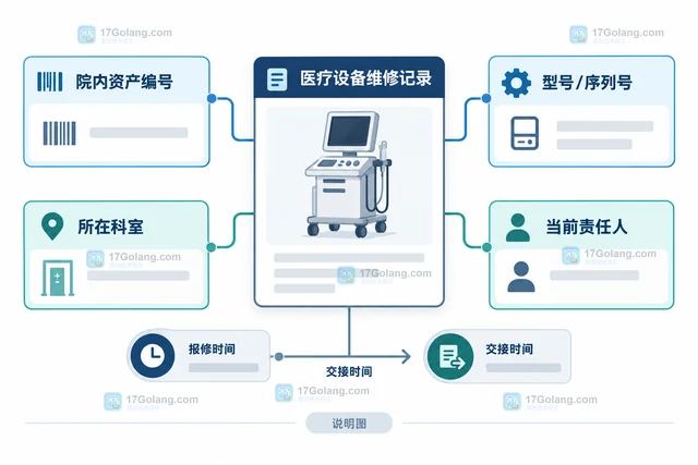 医疗机构设备维修记录的交接字段