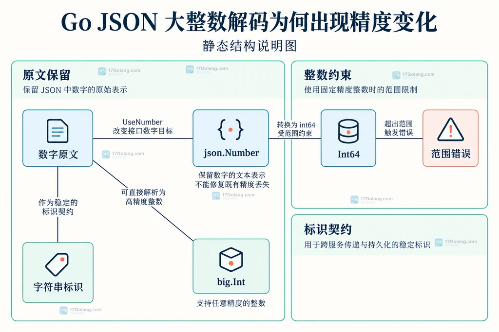 原始数字、整数范围与跨服务标识契约的静态说明图