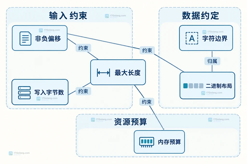 偏移、编码和内存预算的静态约束