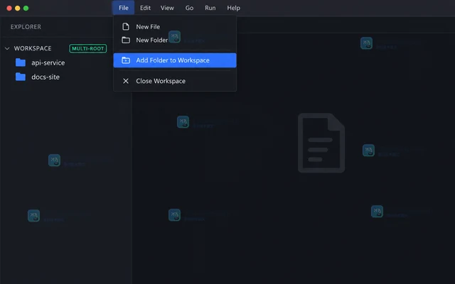 VS Code 怎样把多根工作区保存为项目文件