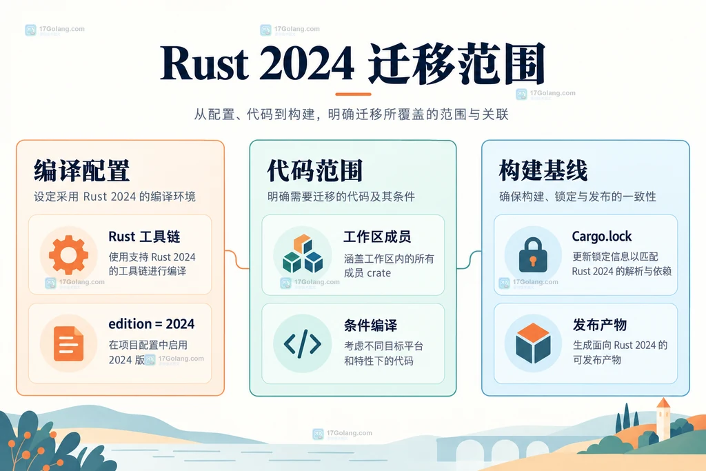 Rust工具链、Edition配置、代码范围和构建基线之间的关系
