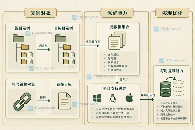 Python pathlib.Path.copy 怎样复制目录并保留元数据