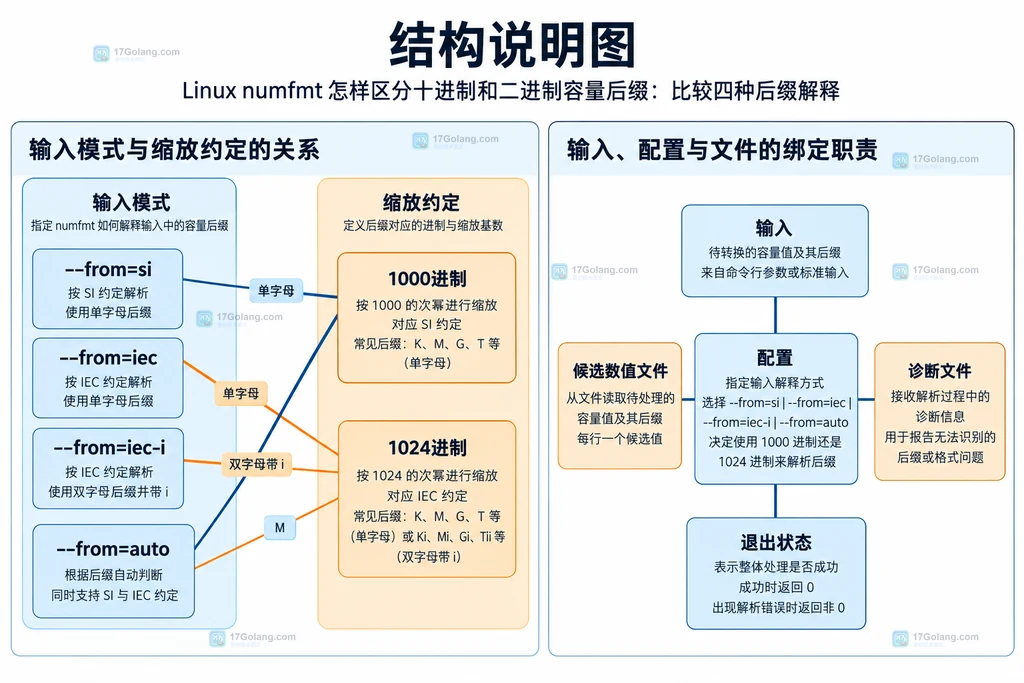 numfmt输入模式与缩放基数的静态对应关系