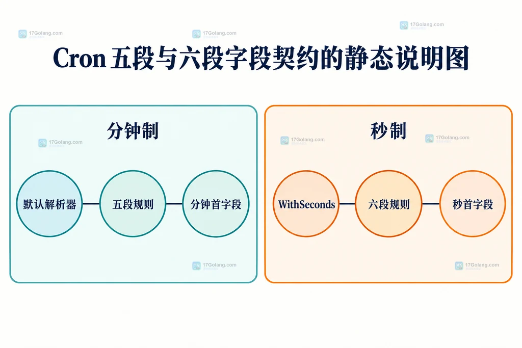 Cron五段和六段字段契约结构