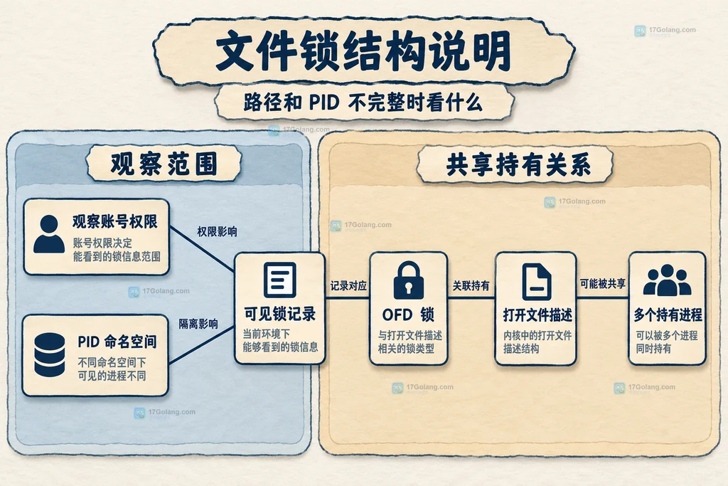进程观察范围与打开文件描述锁的静态关系