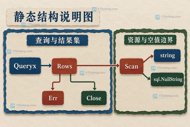Go SQLX 怎样把多个结果行扫描成字符串切片