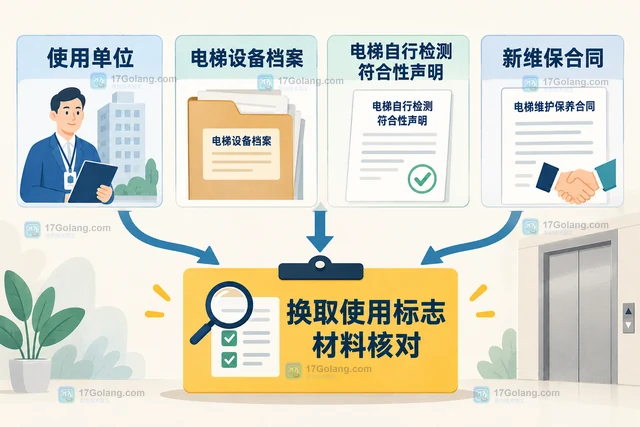 电梯更换维保单位后使用标志需要怎样更新