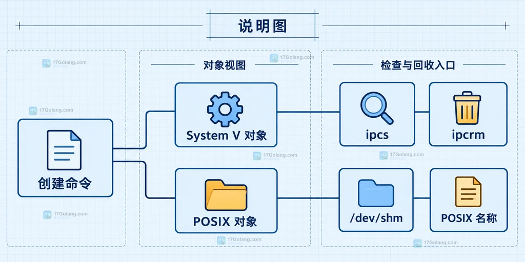 ipcmk 的资源类型、权限参数和调用方边界结构说明图