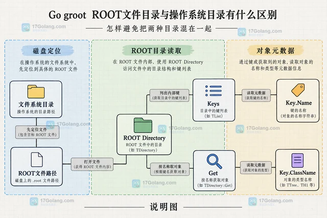 Go groot ROOT文件目录与操作系统目录有什么区别