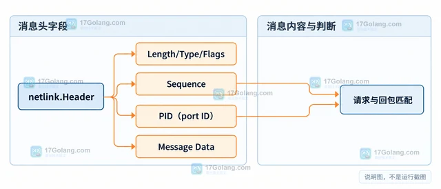 Go netlink 消息序号与进程标识有什么区别