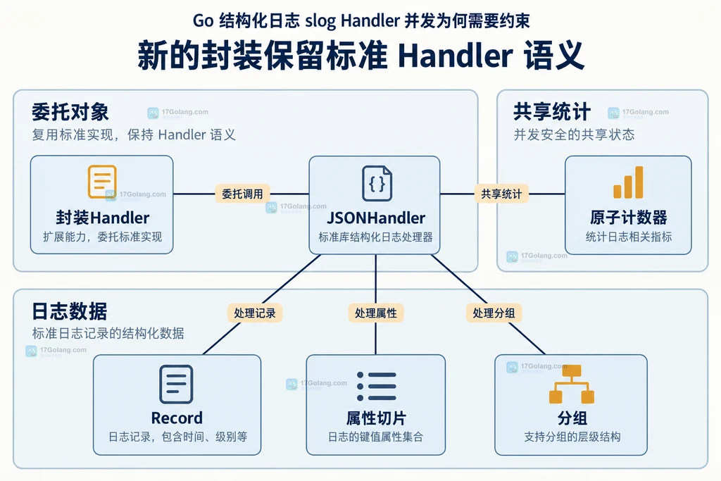 日志委托封装和属性所有权的静态关系图