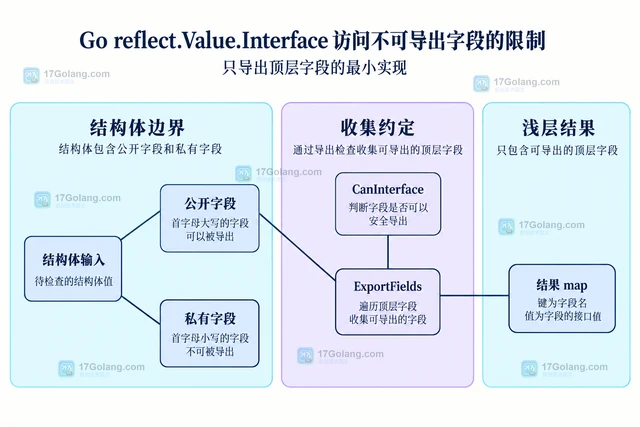 Go reflect.Value.Interface 访问不可导出字段的限制