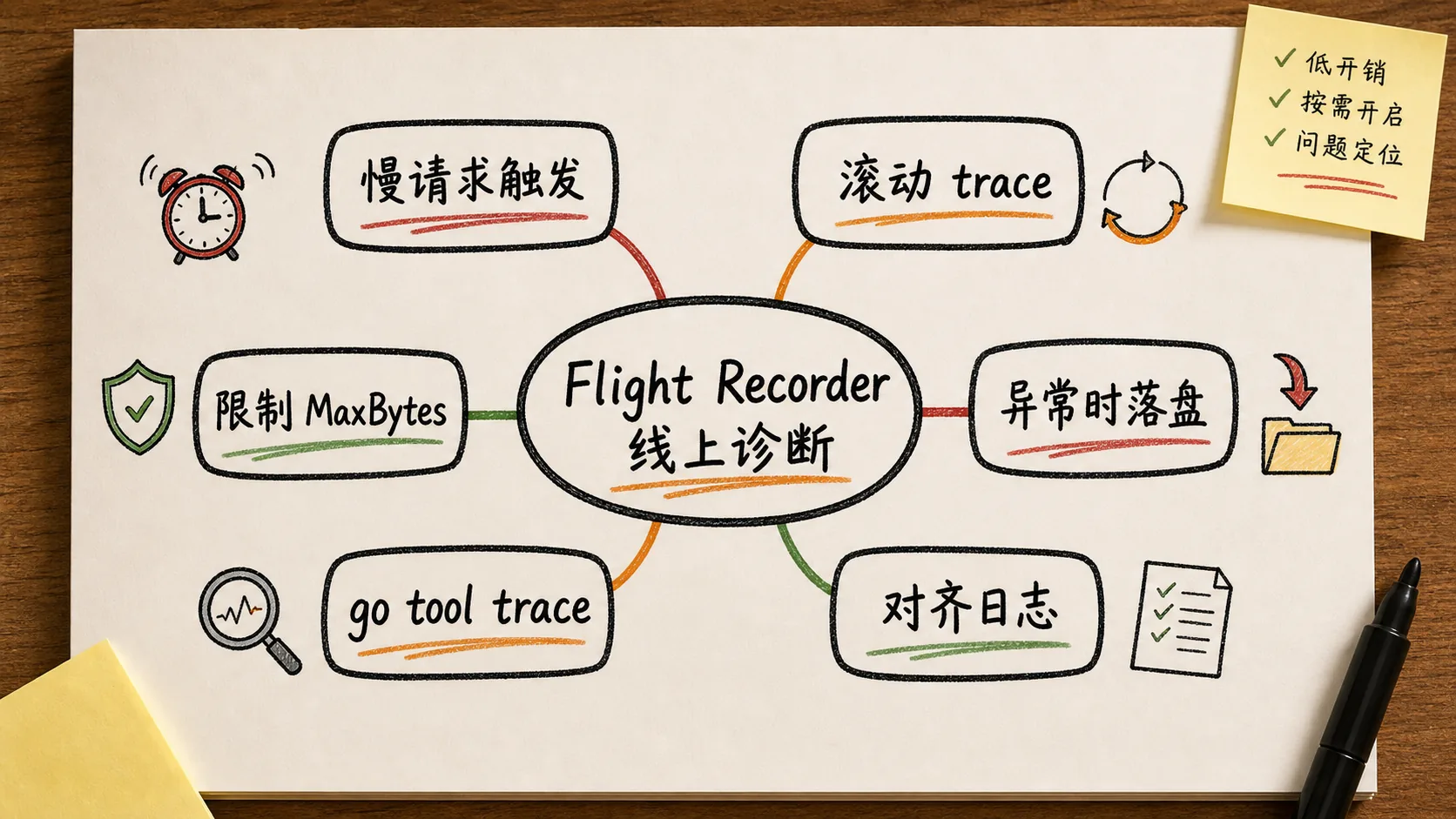 Go Flight Recorder 线上诊断思维导图