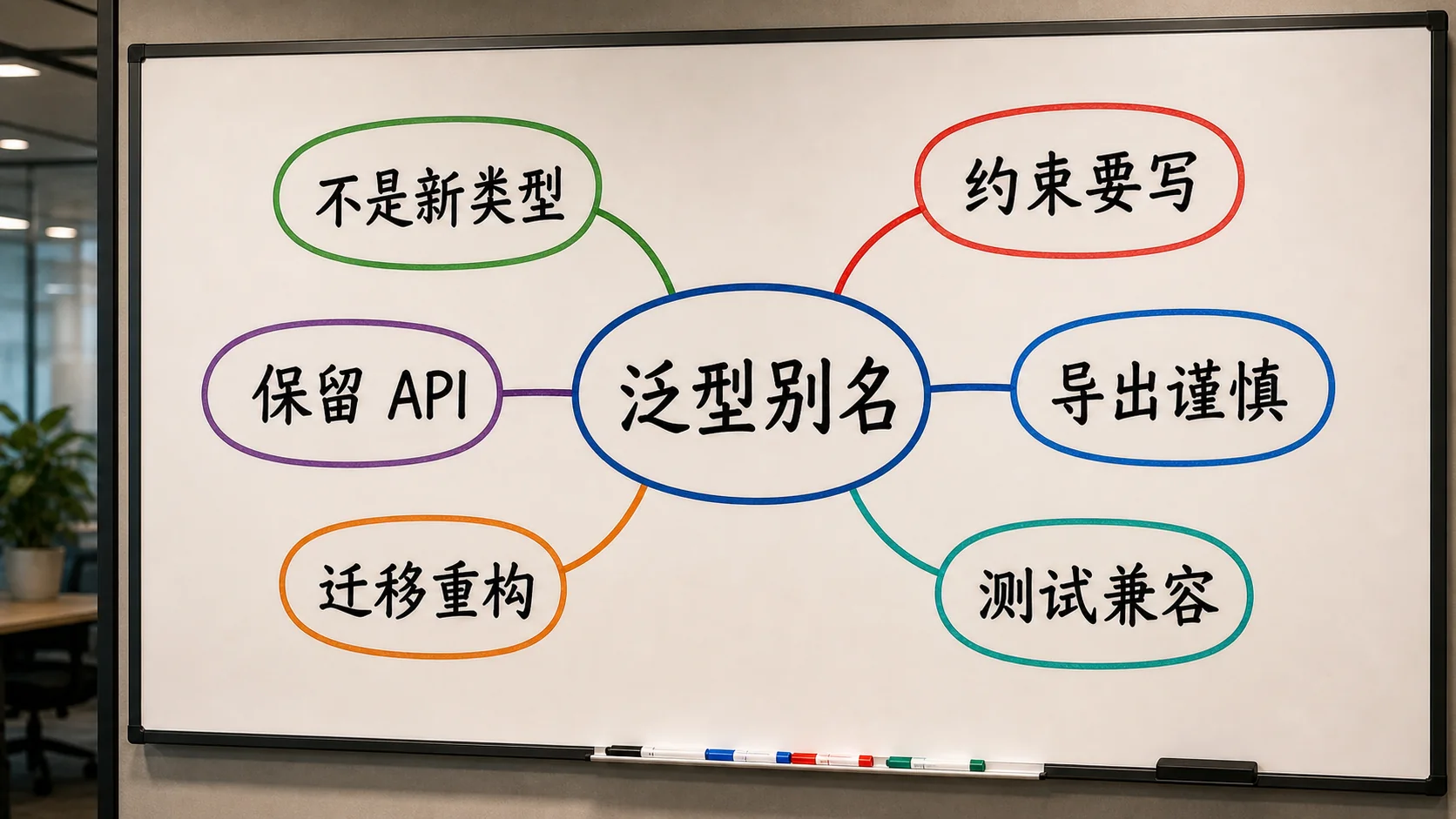 Go 泛型类型别名思维导图