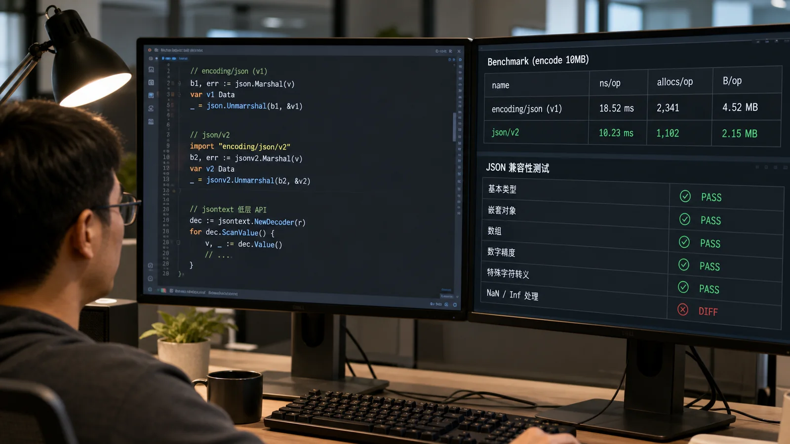 Go JSON v2 实战：别急着替换 encoding/json，先搞懂这些变化