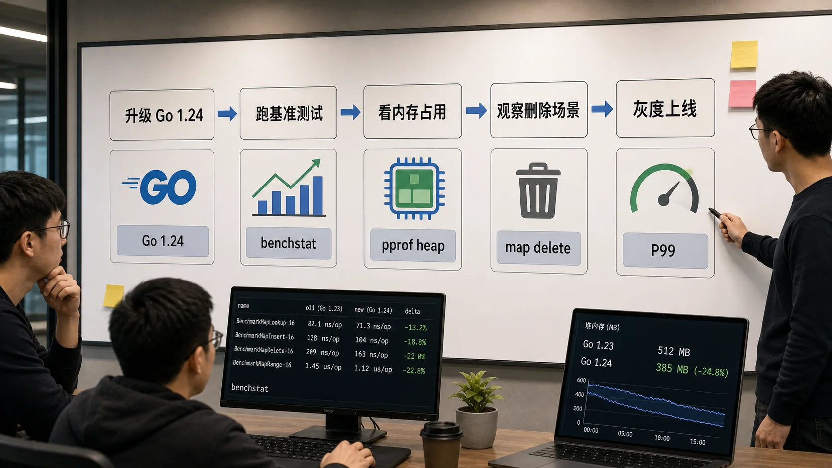 Go map Swiss Tables 验证流程图