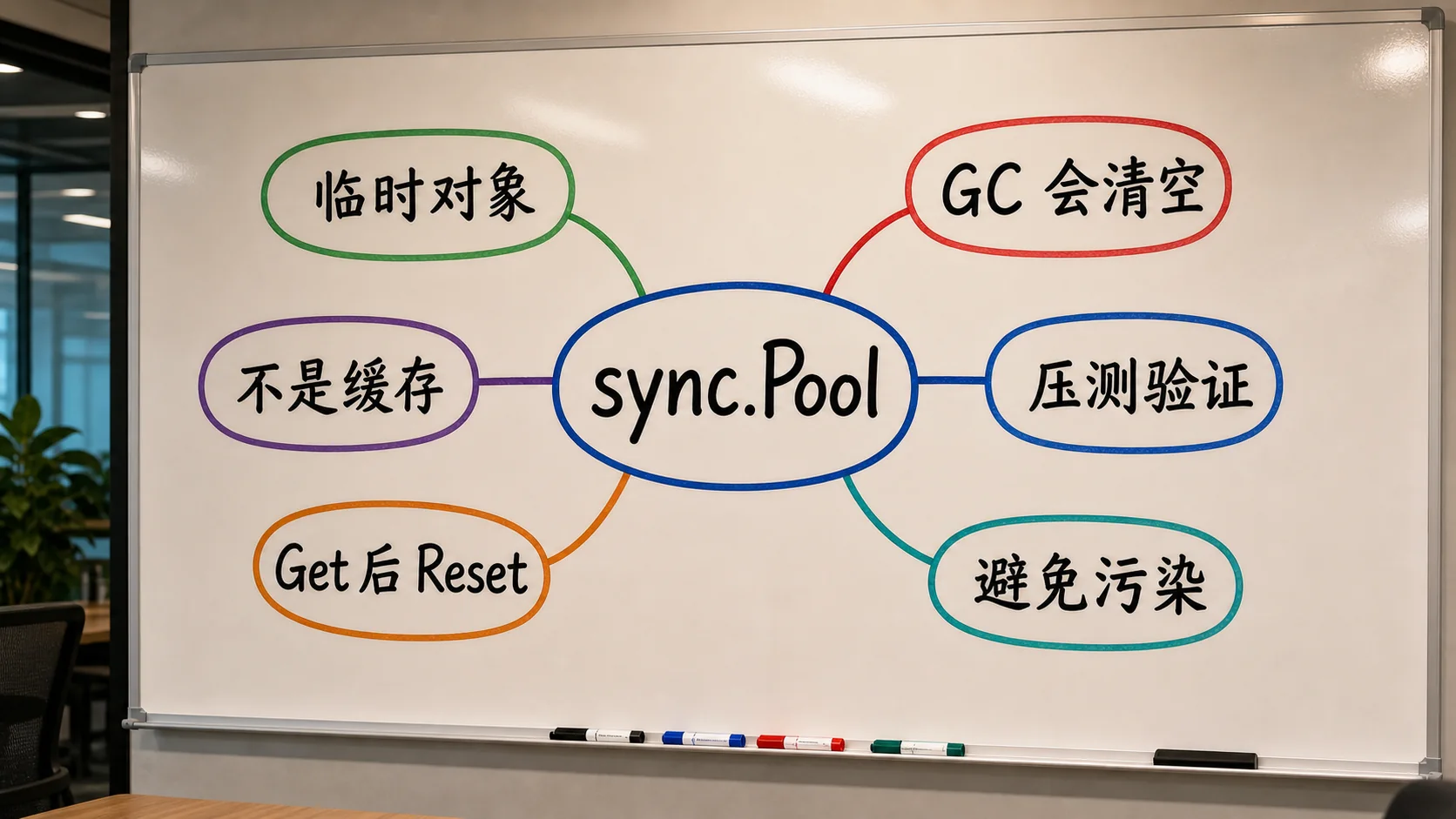 Go sync.Pool 思维导图