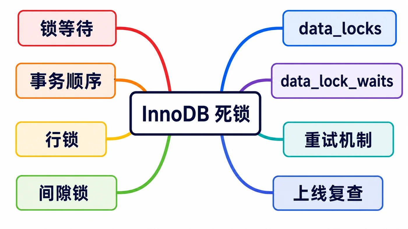 MySQL InnoDB 死锁与锁等待排查思维导图