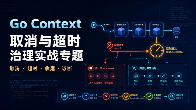 Go Context 取消与超时治理实战专题
