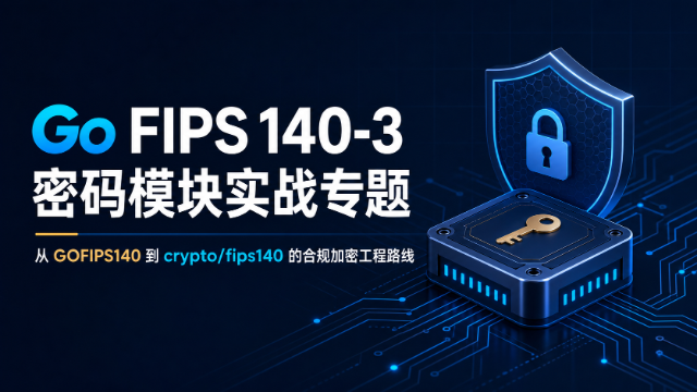 Go FIPS 140-3 密码模块实战专题
