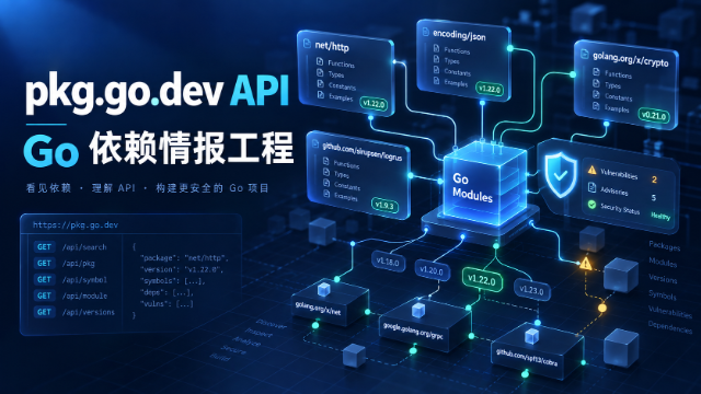 pkg.go.dev API 与 Go 依赖情报工程专题