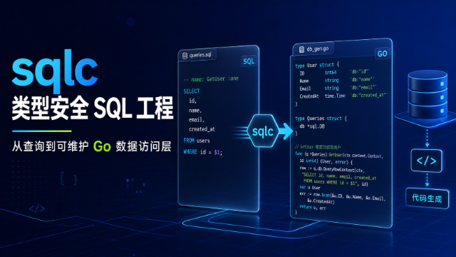 sqlc 类型安全 SQL 工程实践专题