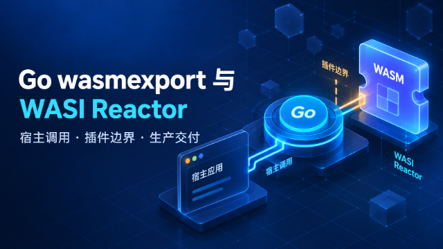 Go wasmexport 与 WASI Reactor 工程实践专题