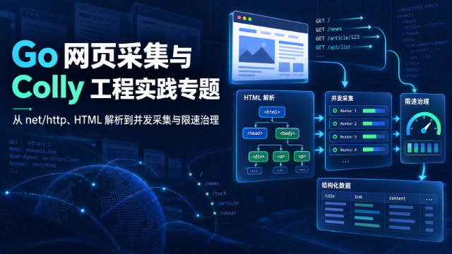 Go 网页采集与 Colly 工程实践专题