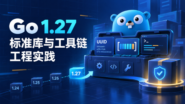 Go 1.27 标准库与工具链新增能力工程实践专题
