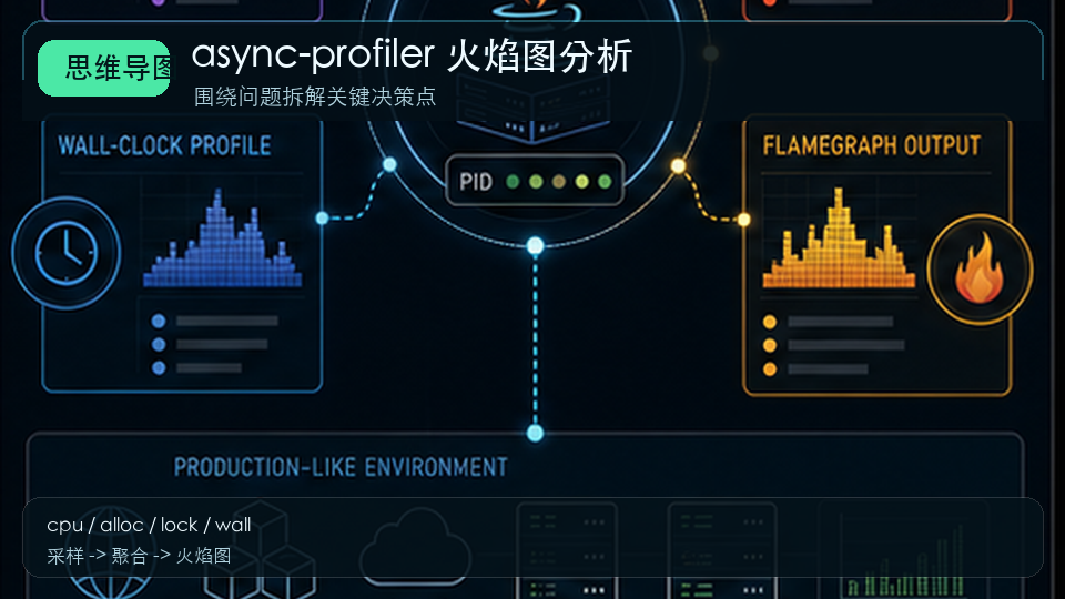 async-profiler 火焰图分析：CPU、分配与锁竞争定位方法